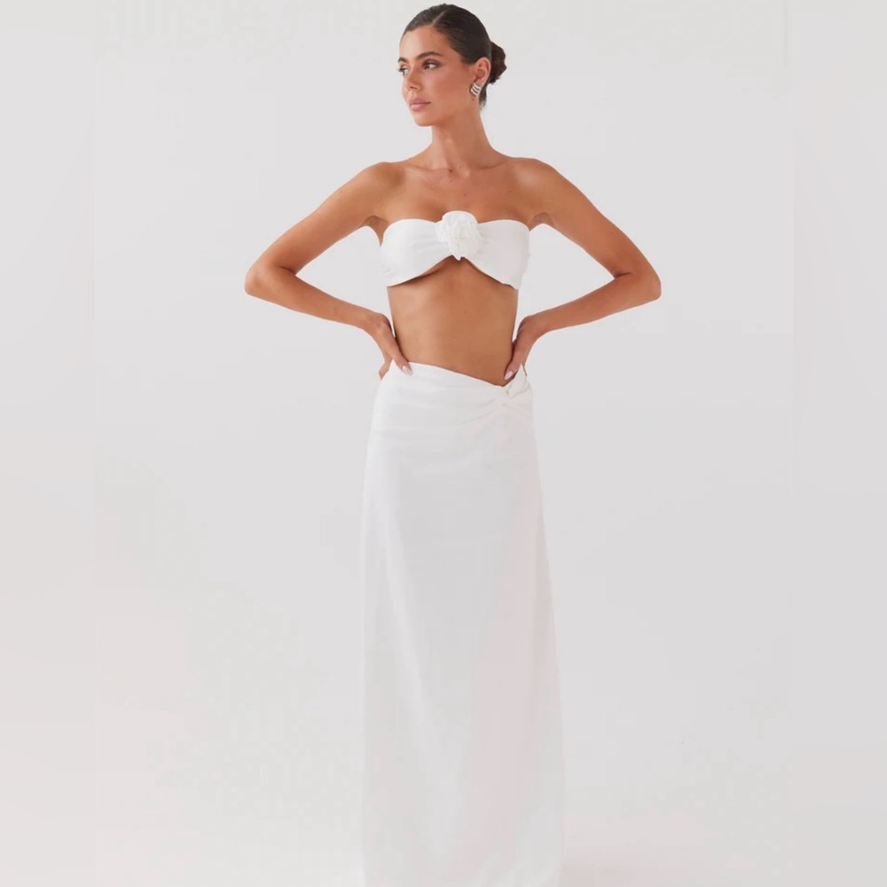 Peppermayo White Maxi Skirt